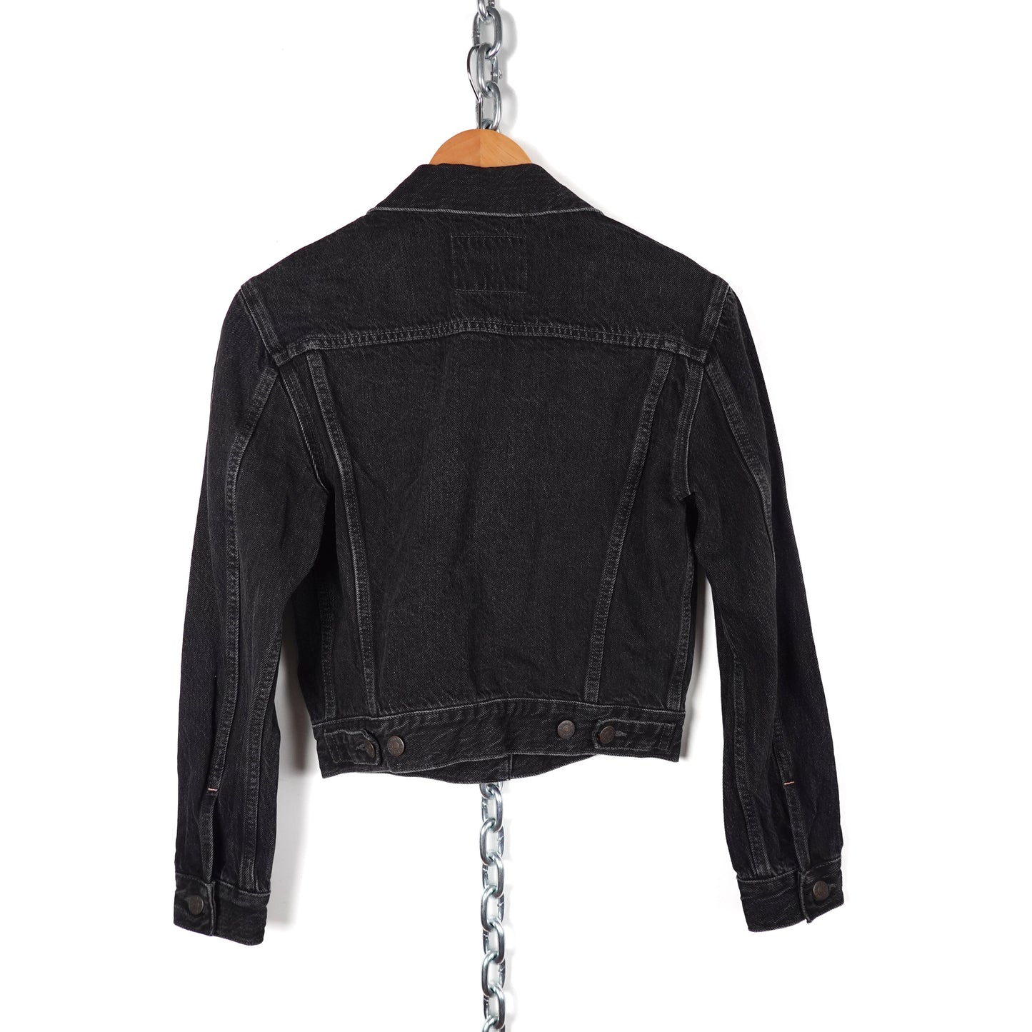 Acne Studios Black Denim Jacket - Size 36 W