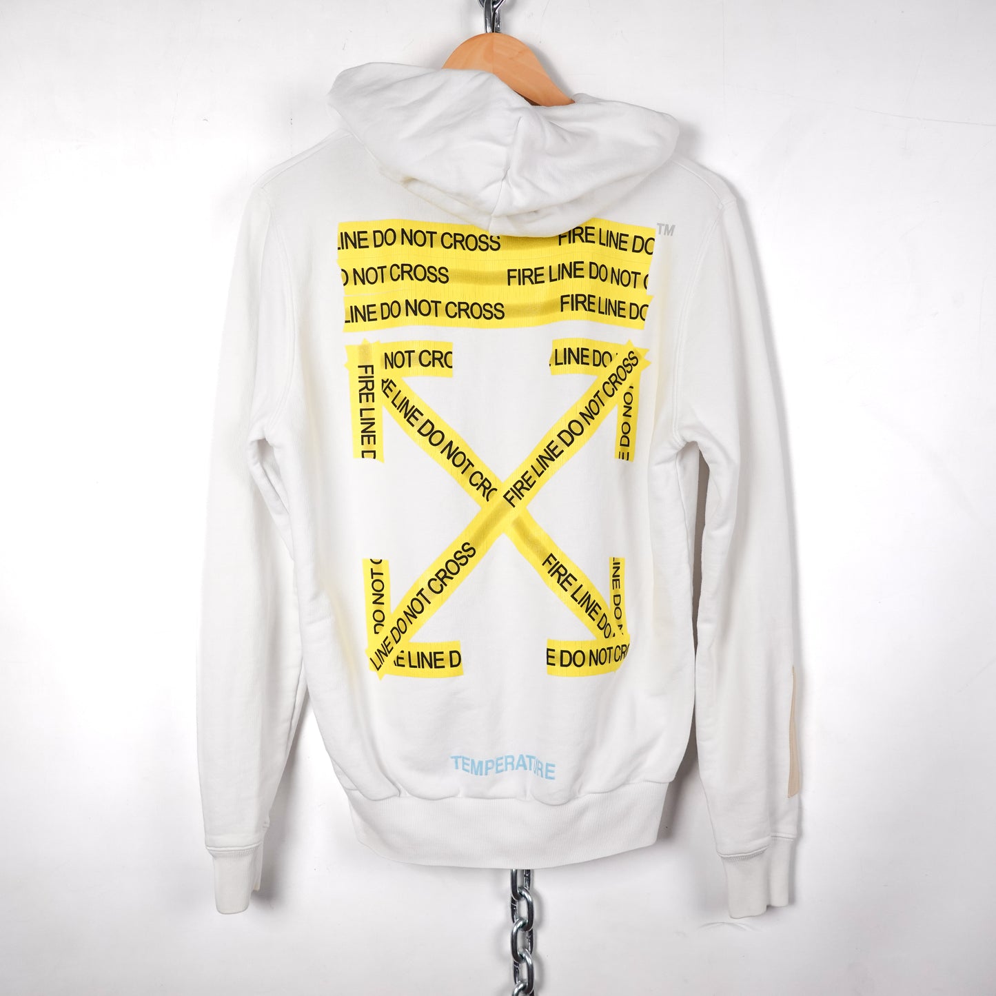 Off- White Zip Up Hoodie - Size S