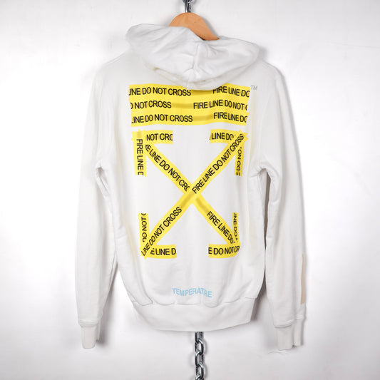 Off- White Zip Up Hoodie - Size S