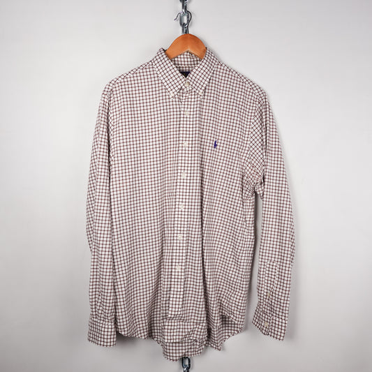 Polo RL Plaid Button Up - Size L