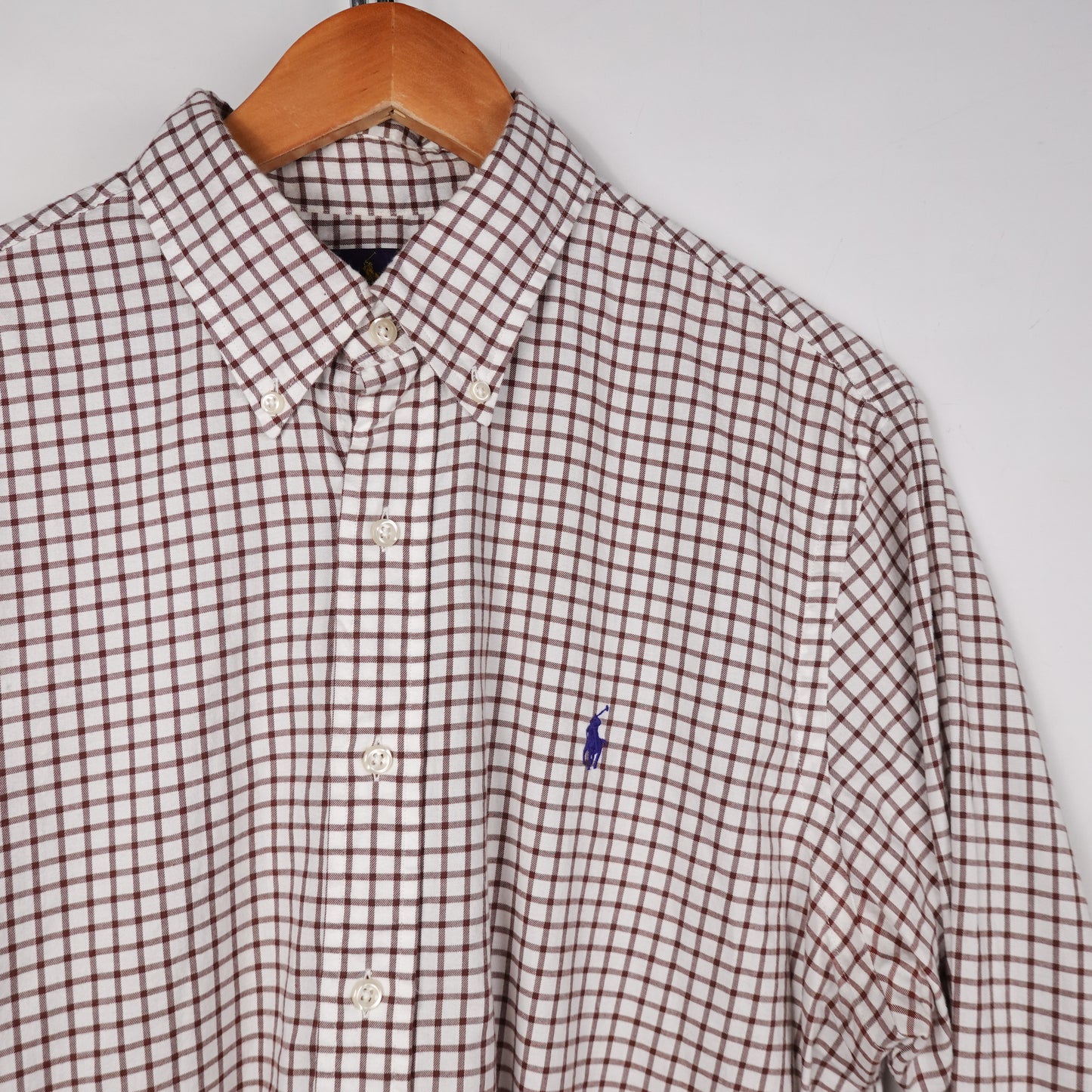 Polo RL Plaid Button Up - Size L