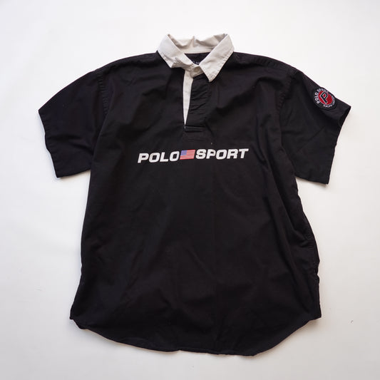 Polo Sport Logo Collared Shirt - Size L