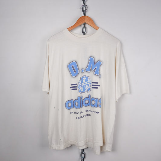 Vintage Adidas Olympique Marseille Tee - Size XL