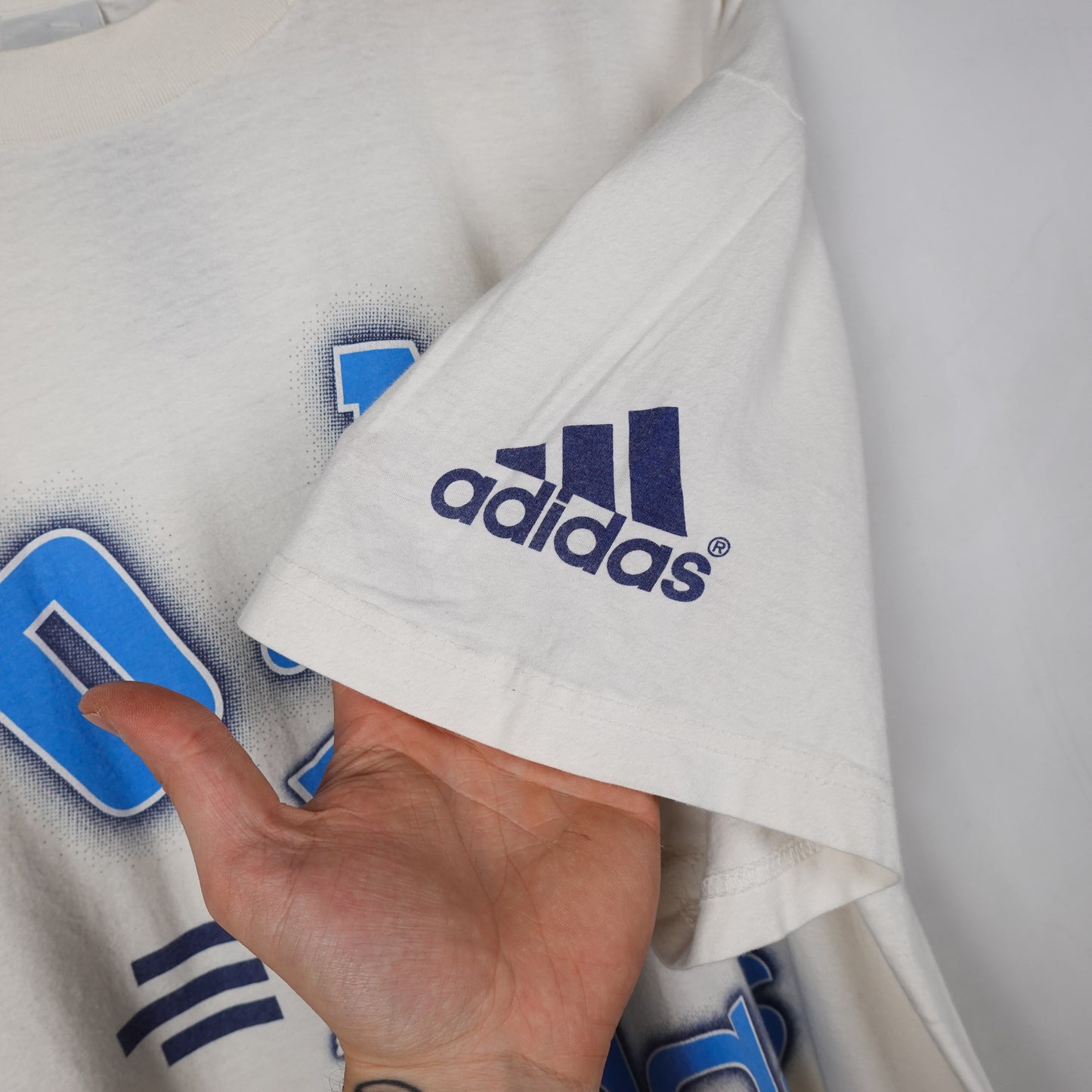 Vintage Adidas Olympique Marseille Tee - Size XL