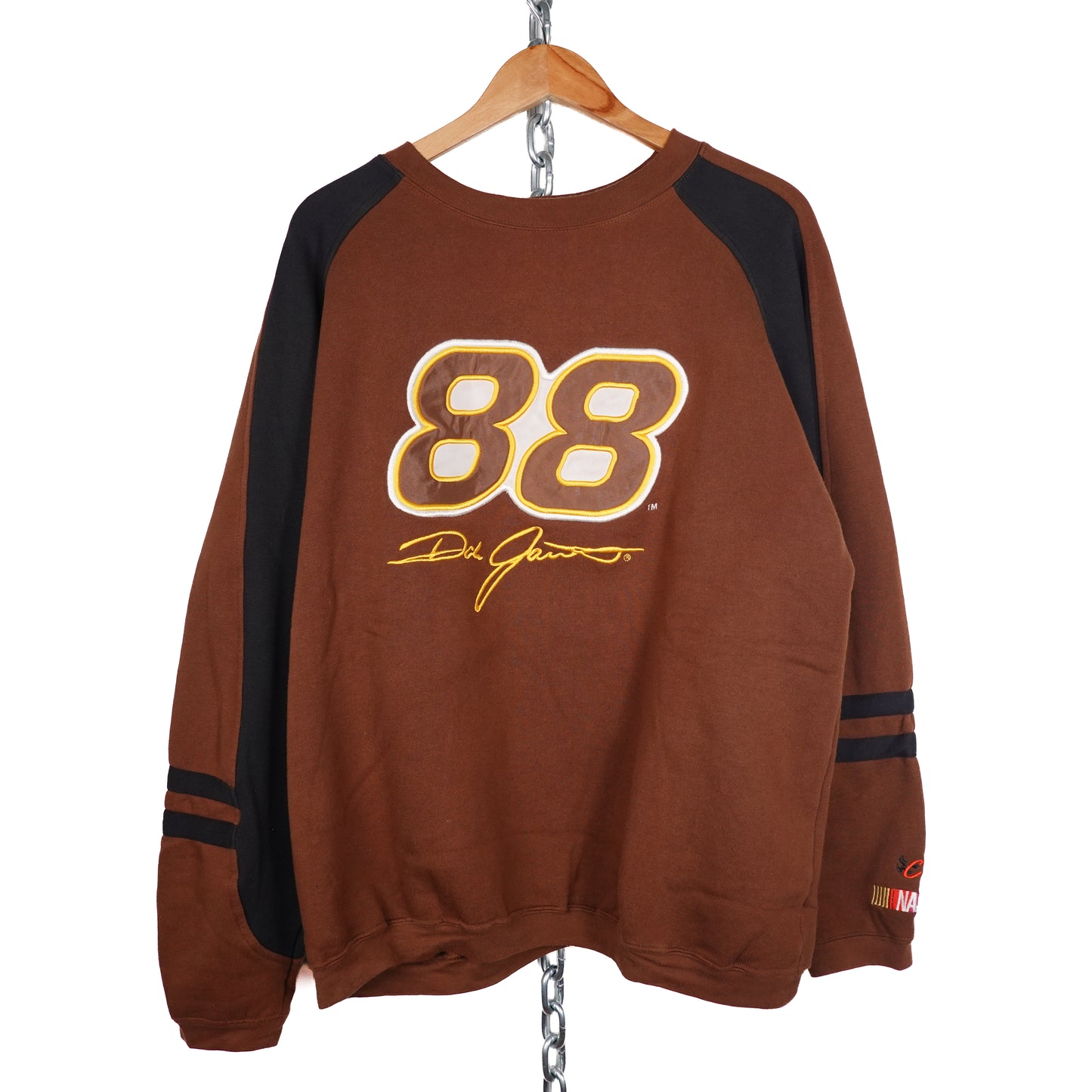 Vintage NASCAR Brown Crewneck - Size XL