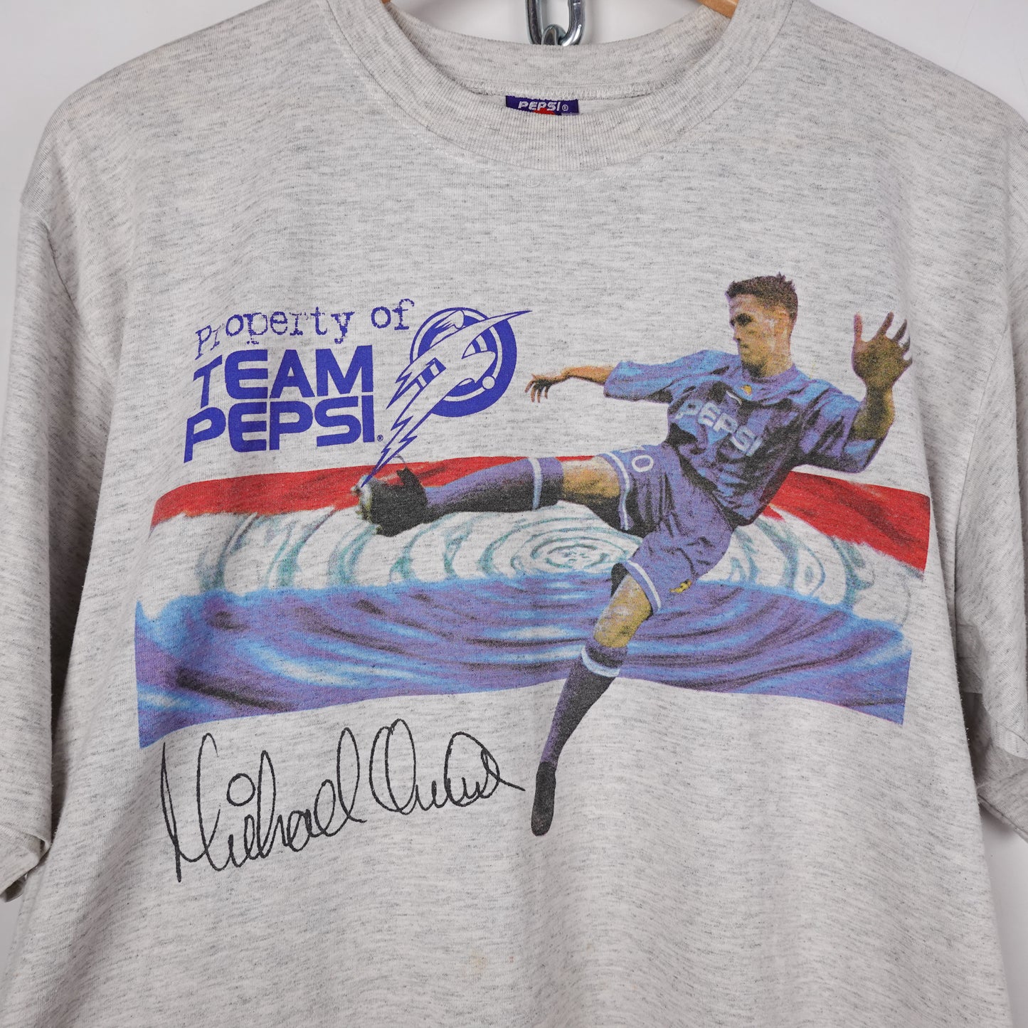 2000s Team Pepsi Micheal Owen Tee - Size XL