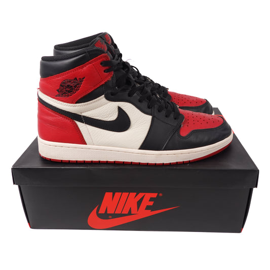 2017 Jordan 1 Bred Toes - Size 13