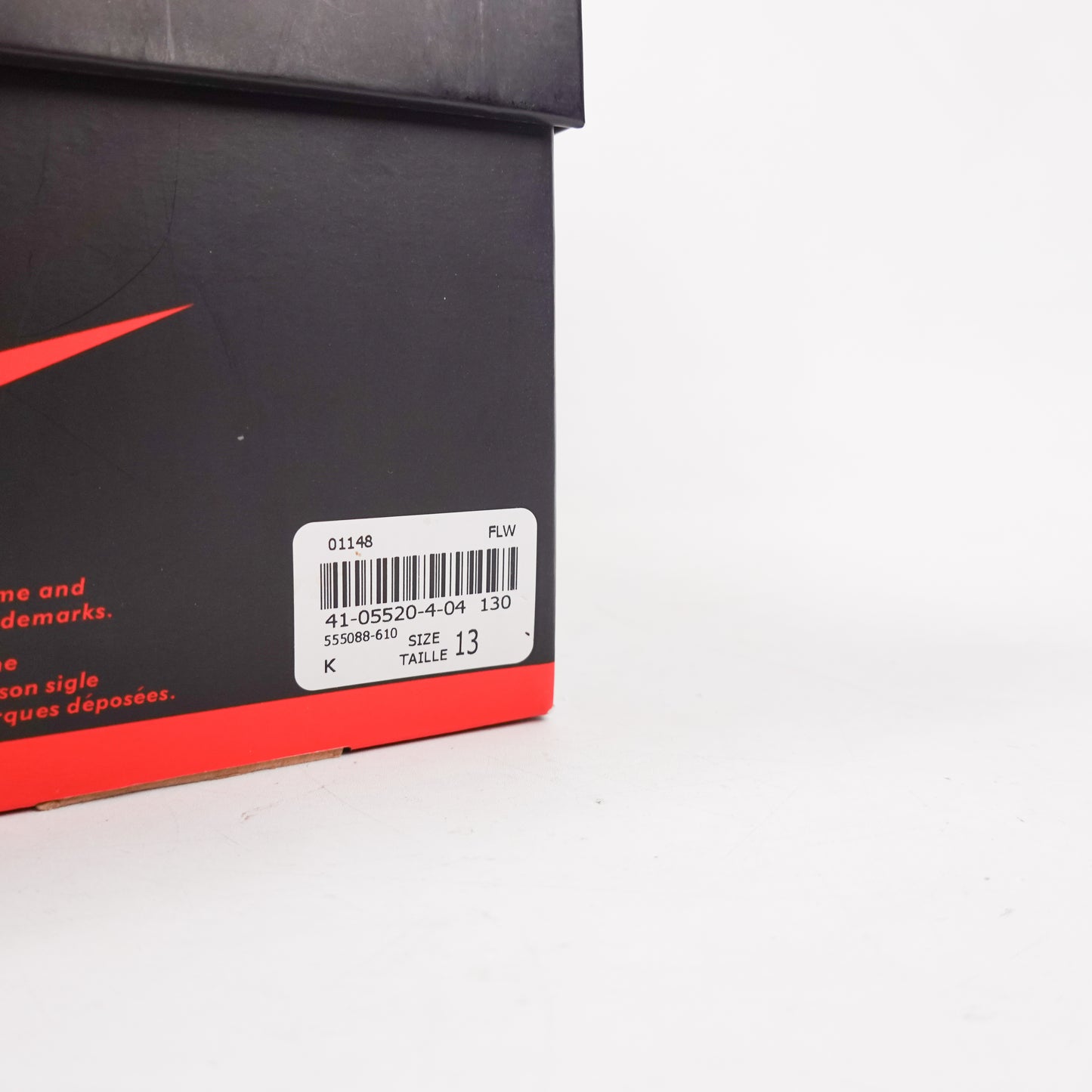 2017 Jordan 1 Bred Toes - Size 13