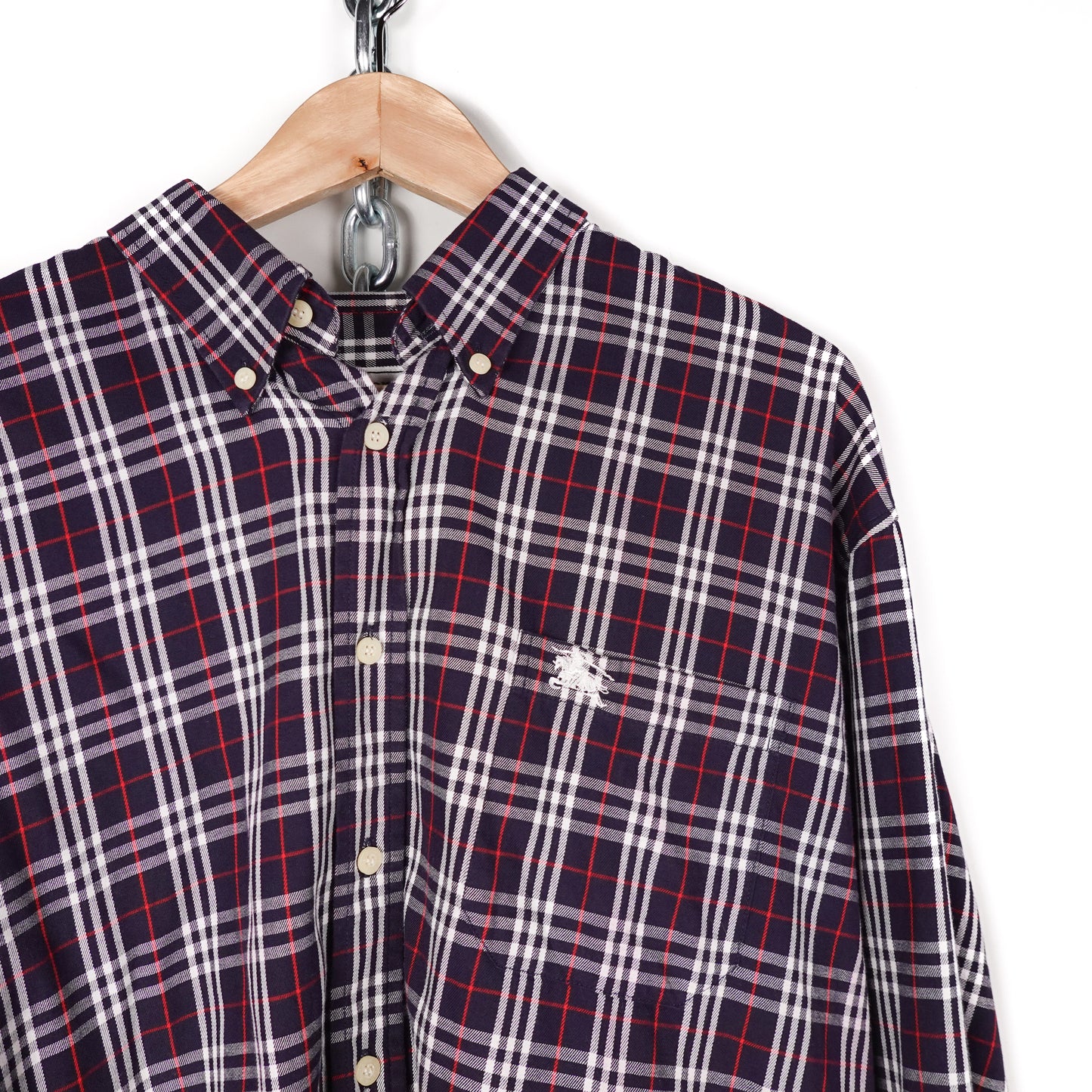 Vintage Burberrys Nova Check Button Up - Size XL
