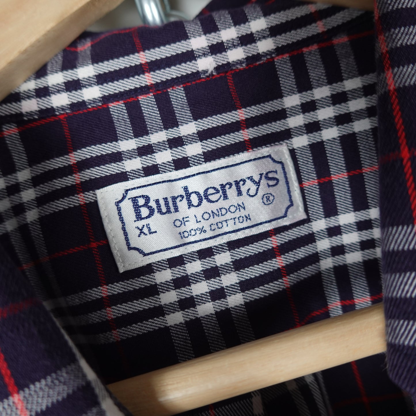 Vintage Burberrys Nova Check Button Up - Size XL