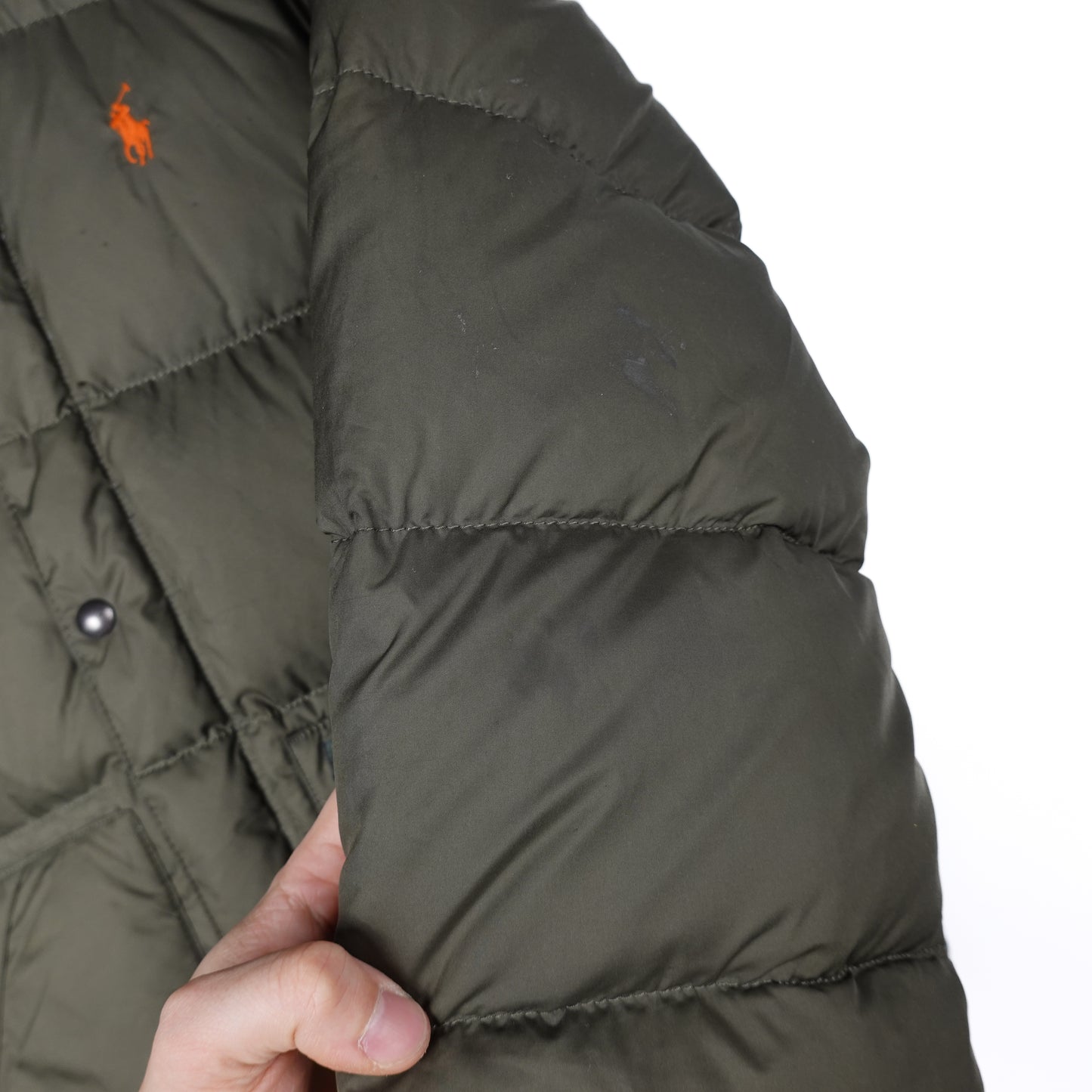 Polo RL Down Green Jacket - Size S