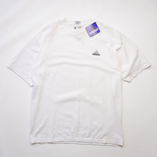 Vintage Adidas Tee WHITE - Size XL