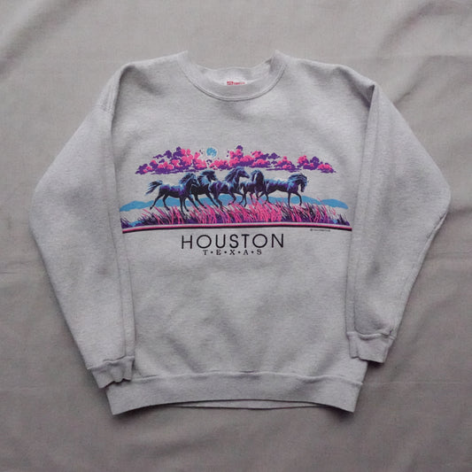 1990 Houston Texas Crewneck - Fits S