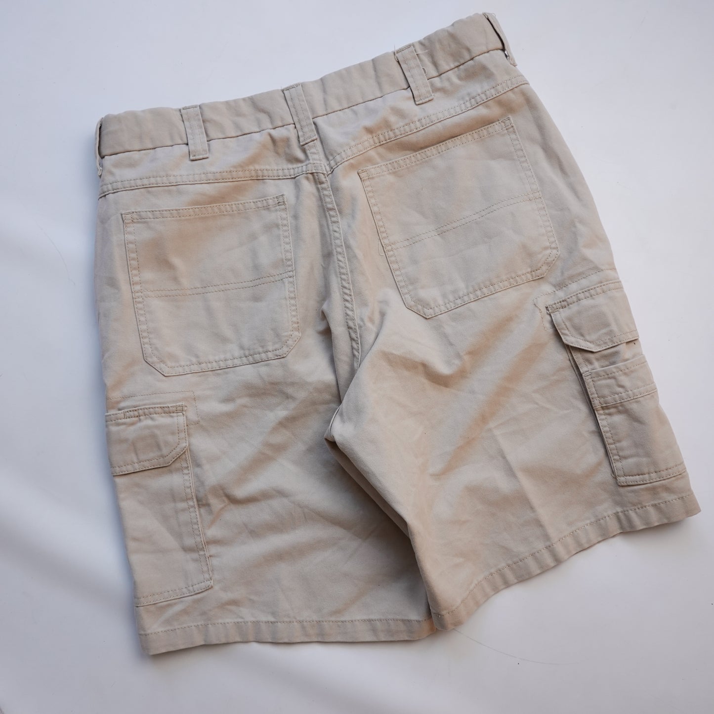 Beige Cargo Shorts - Size 34