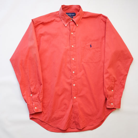 Polo RL Button Up PEACH - Size XL