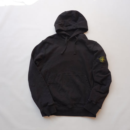 Stone Island Black Hoodie - Size M