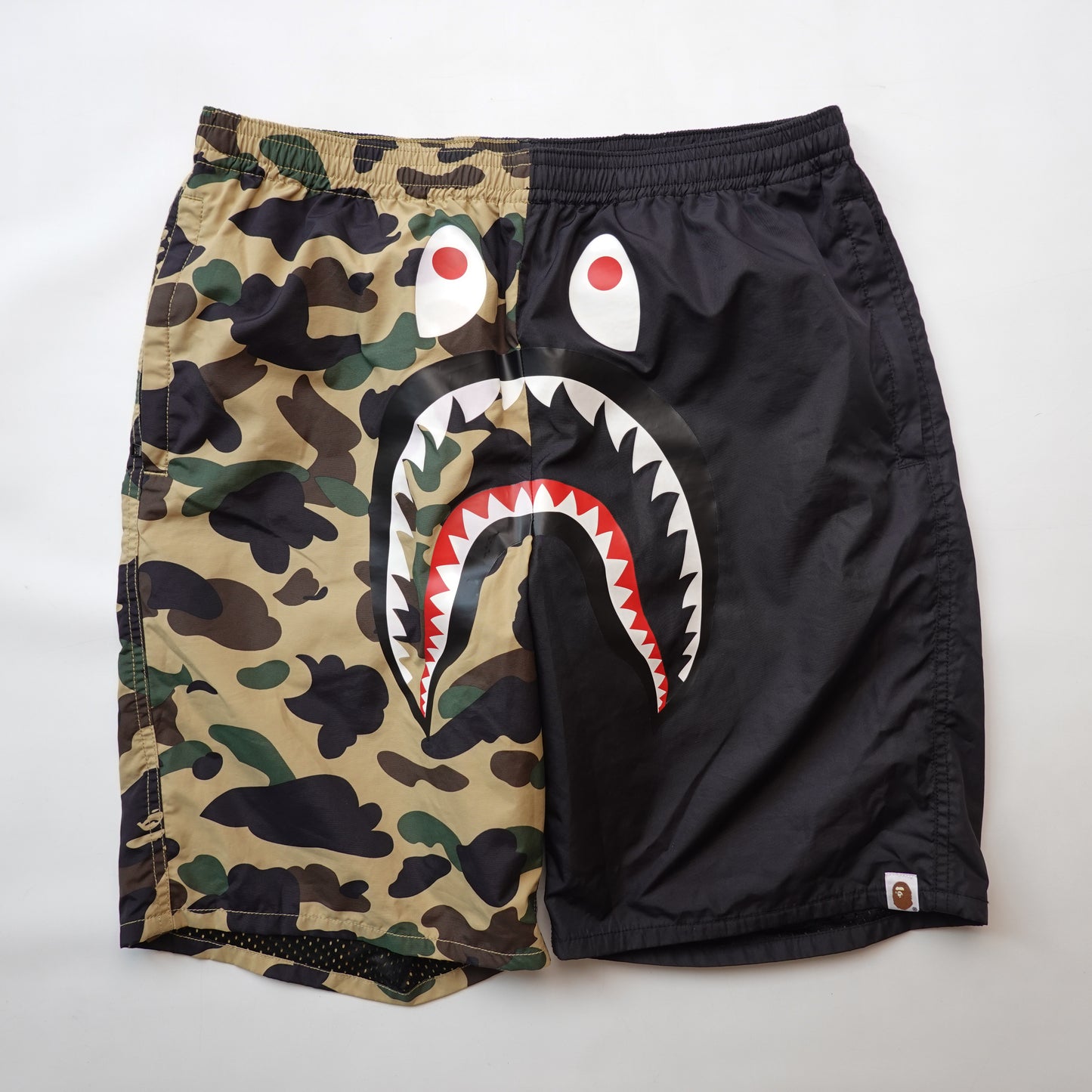 Bape Shark Swim Shorts - Size L