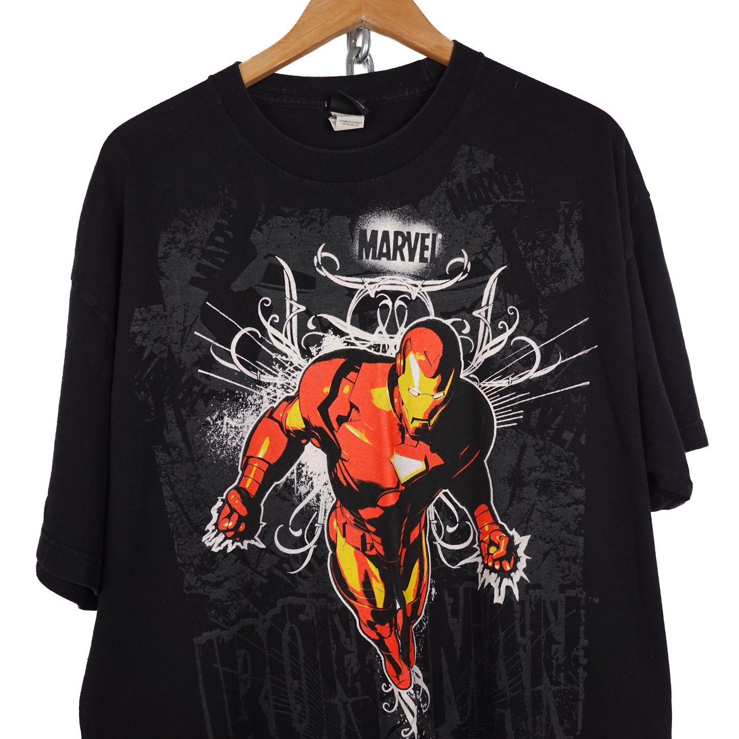 Y2K Iron Man Mad Engine Tee - Size XL