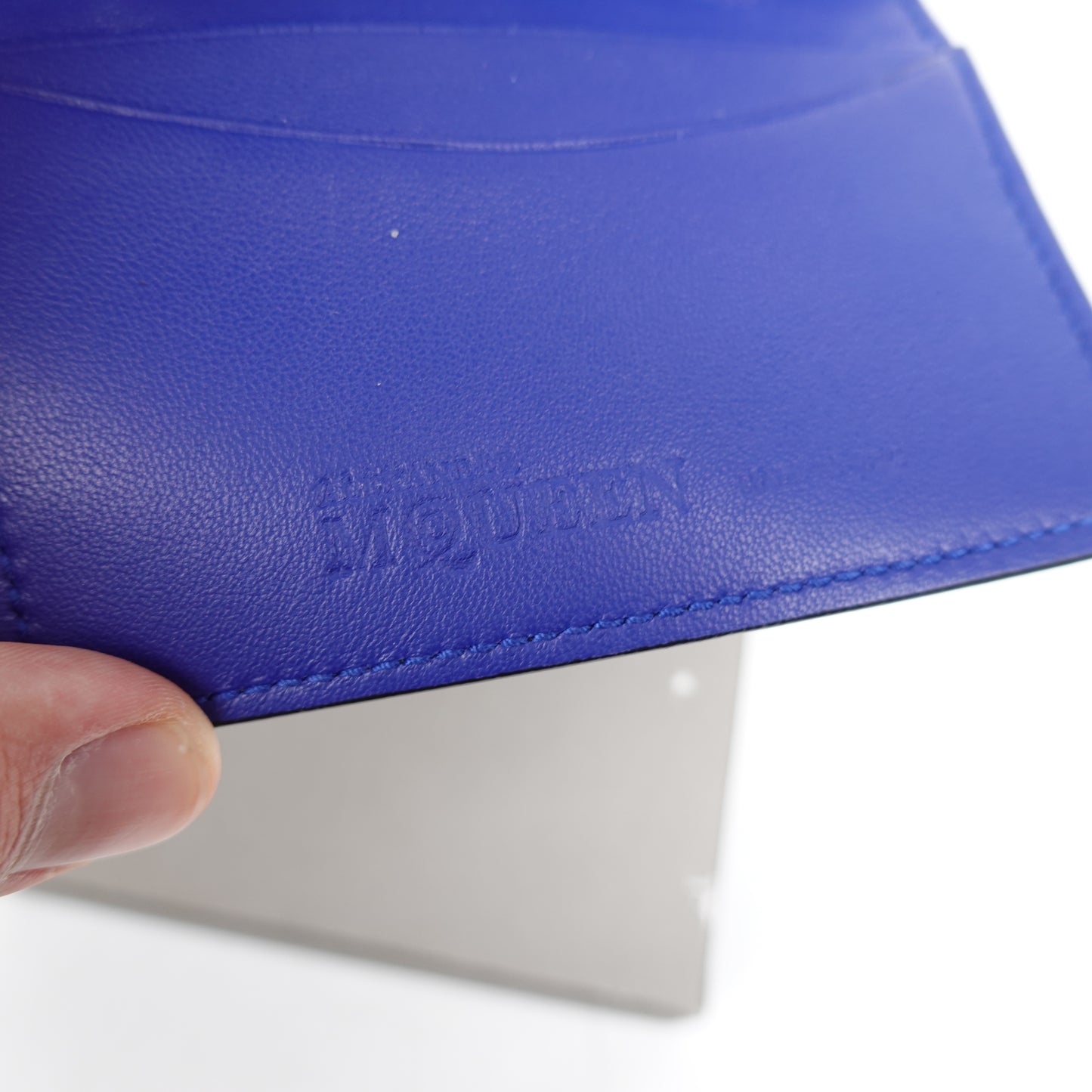 Alexander McQueen Rib Cage Bifold Cardholder
