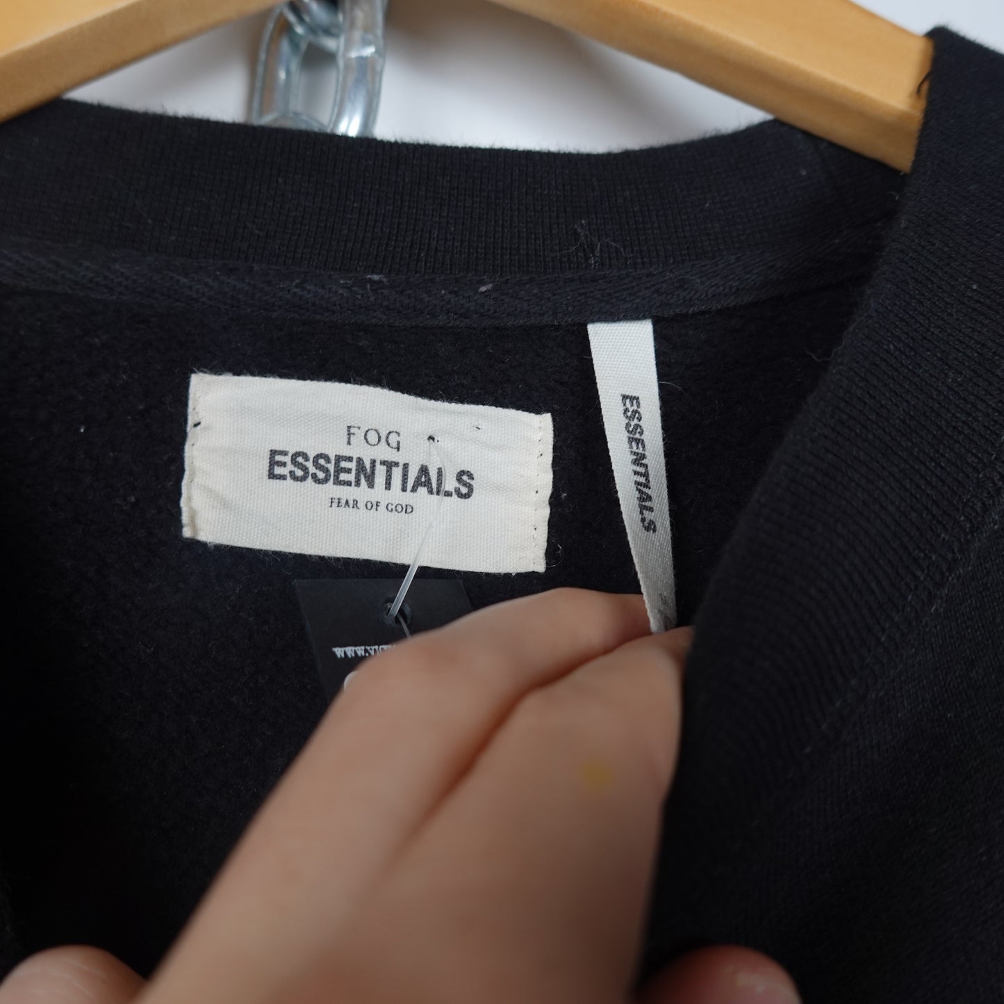 FOG Essentials Black Crewneck - Size M