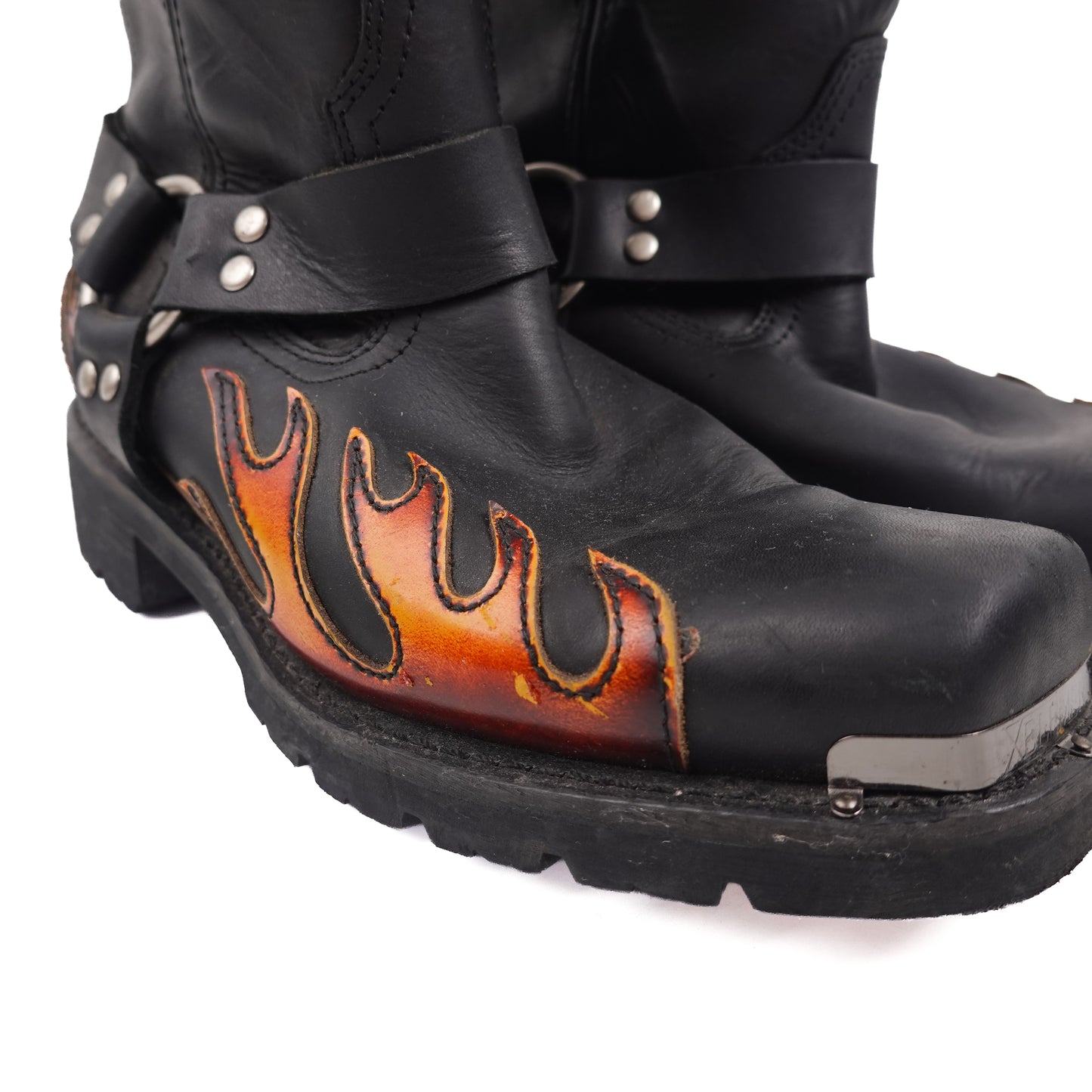 Vintage Element X Leather Flame Boots