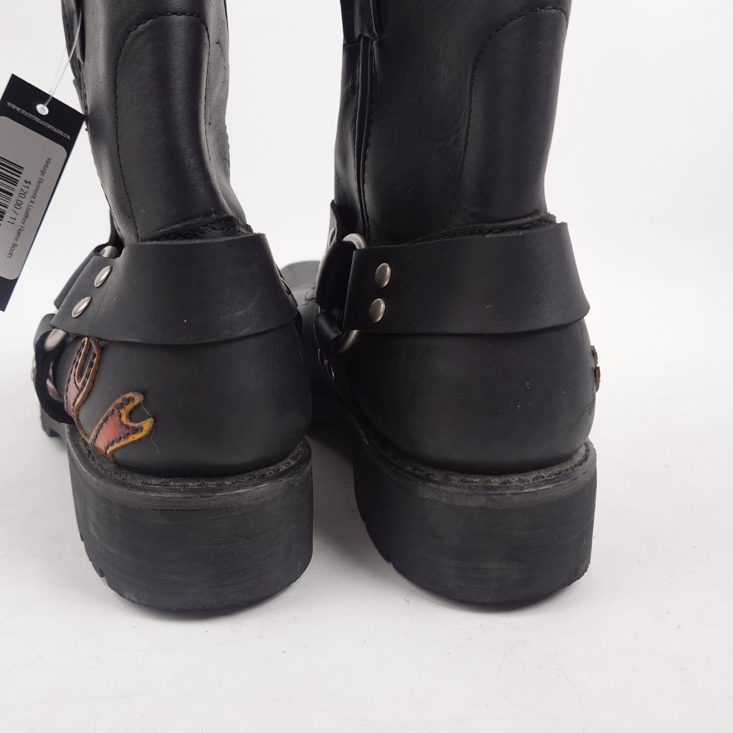 Vintage Element X Leather Flame Boots