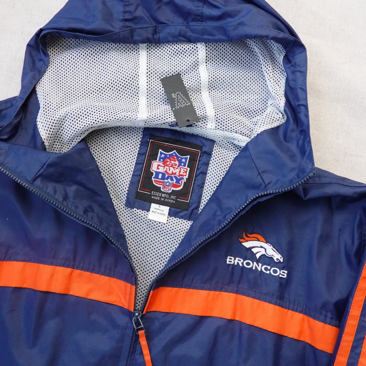 Vintage Denver Broncos Windbreaker - Size XXL