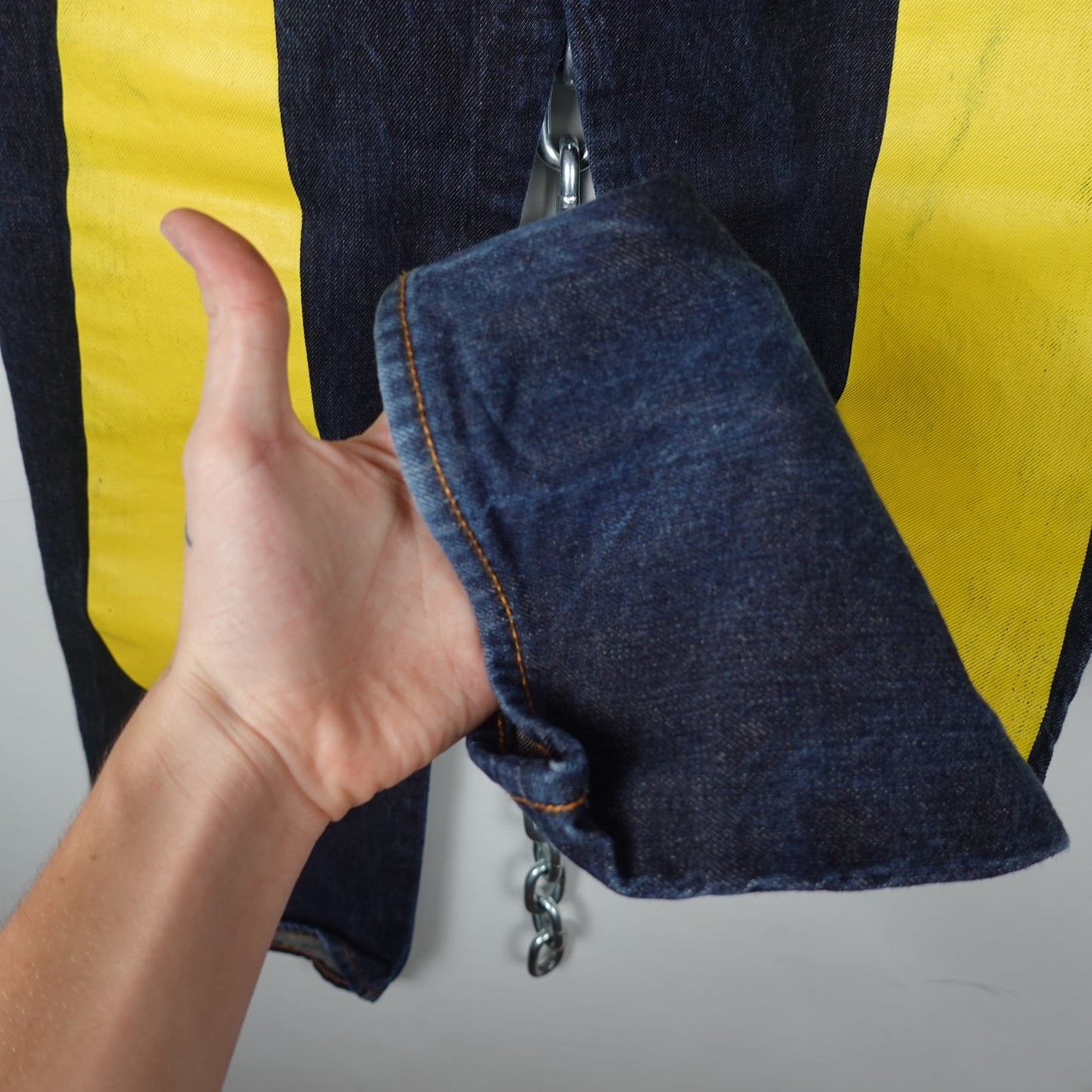 Evisu Yellow Daicock Selvedge Denim - Size 30