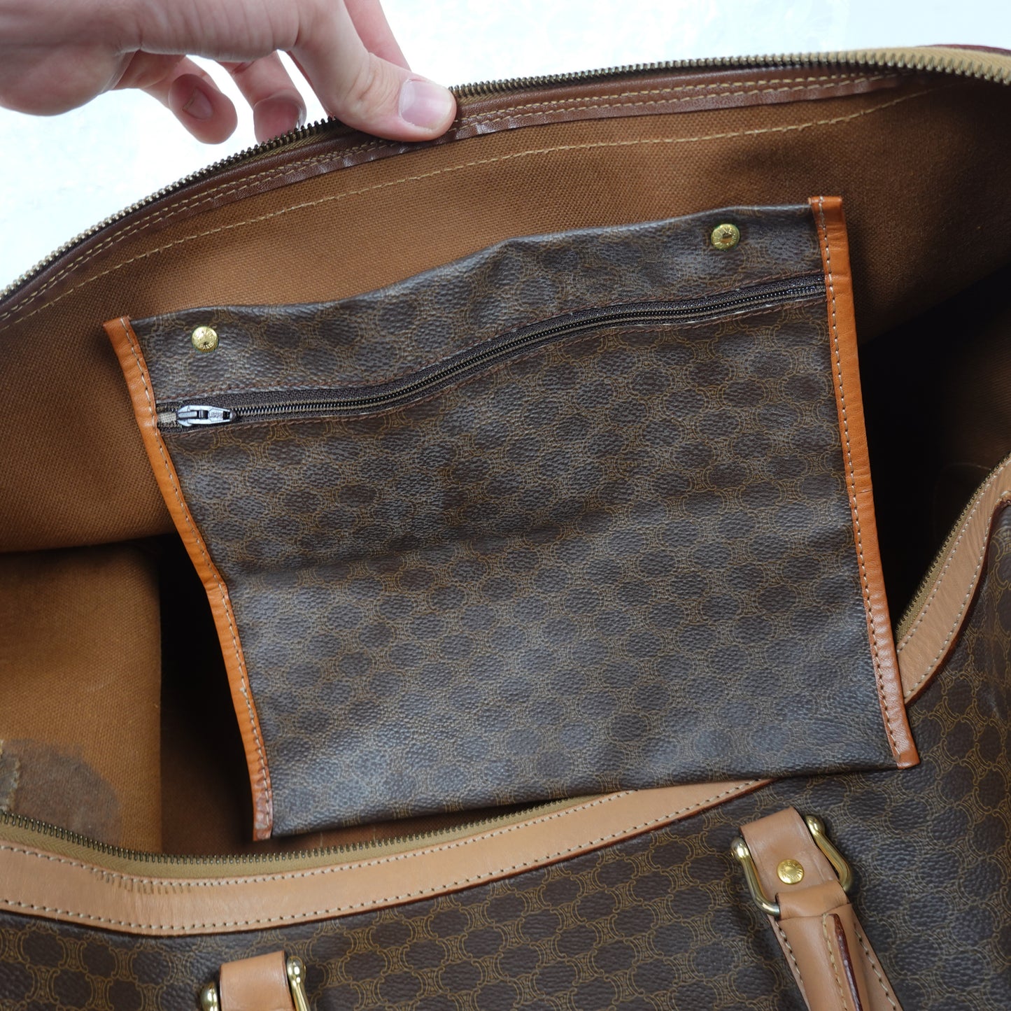 Celine Macadam Boston Duffle Bag