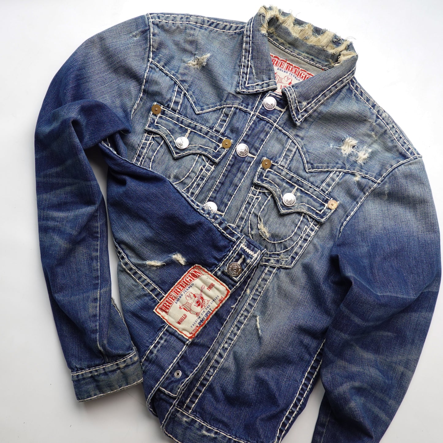 True Religion Denim Jacket - Size XL