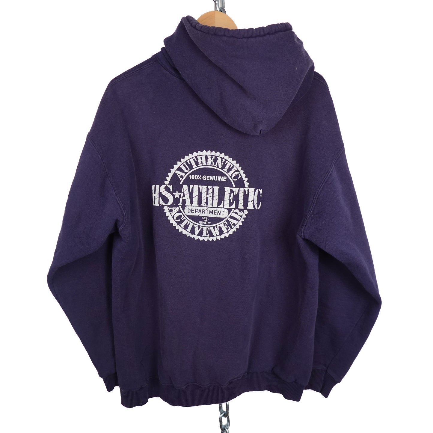 1990s HS Athletics Heavyweight Hoodie - Size L