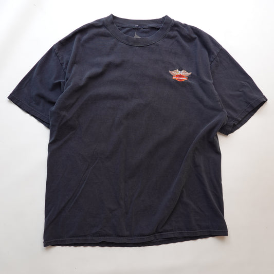 Y2K Harley Embroidered Tee - Size XL
