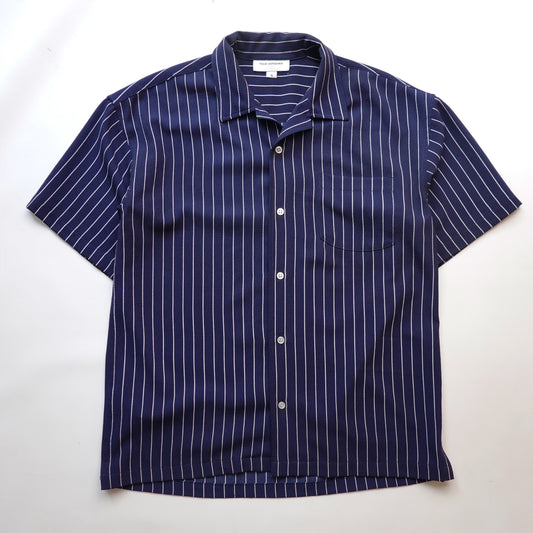 Four Horsemen Striped SS Button Up - Size S