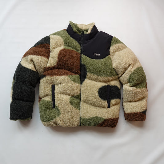 Dime Sherpa Puffer Jacket - Size XL