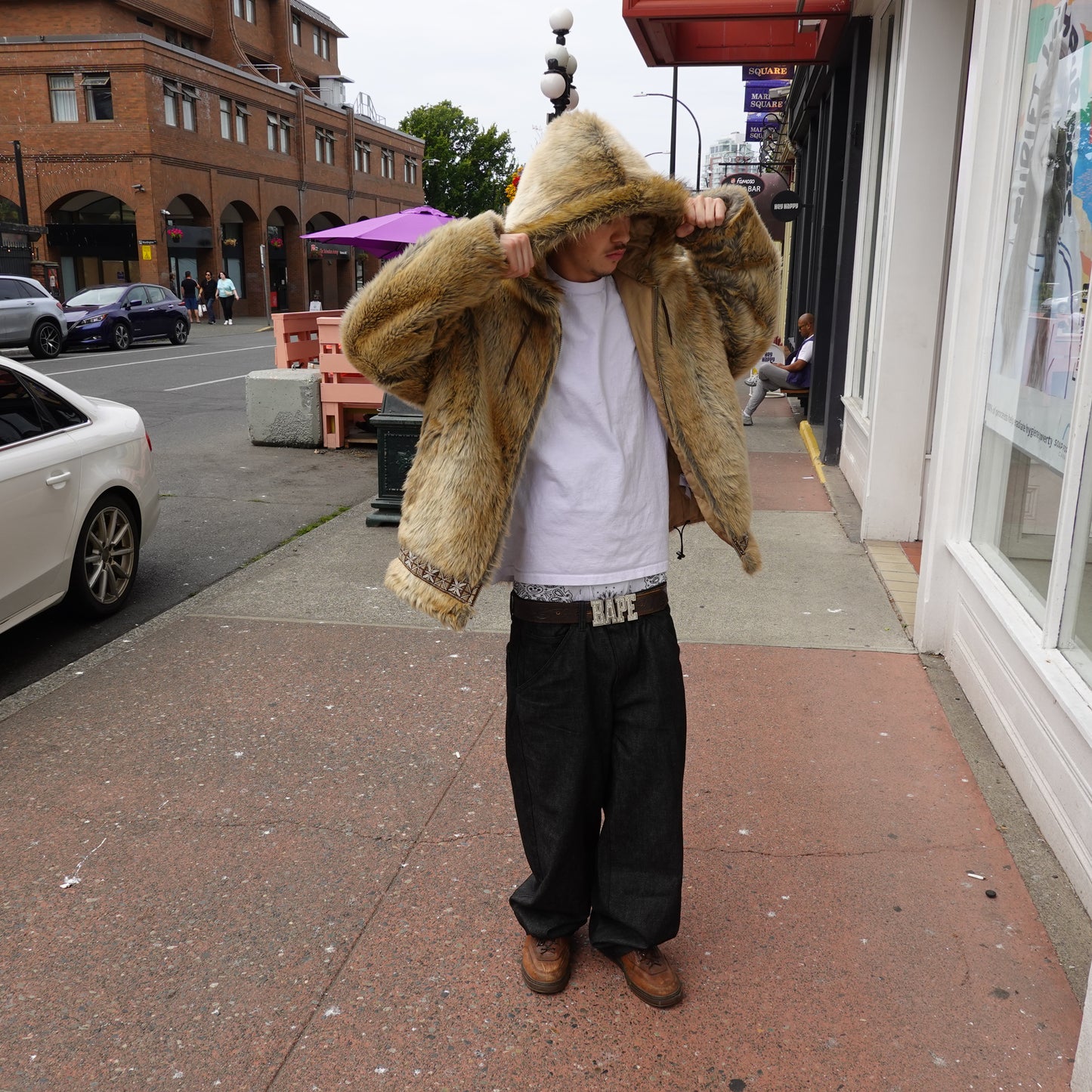 FW23 Supreme Faux Fur Parka - Size L