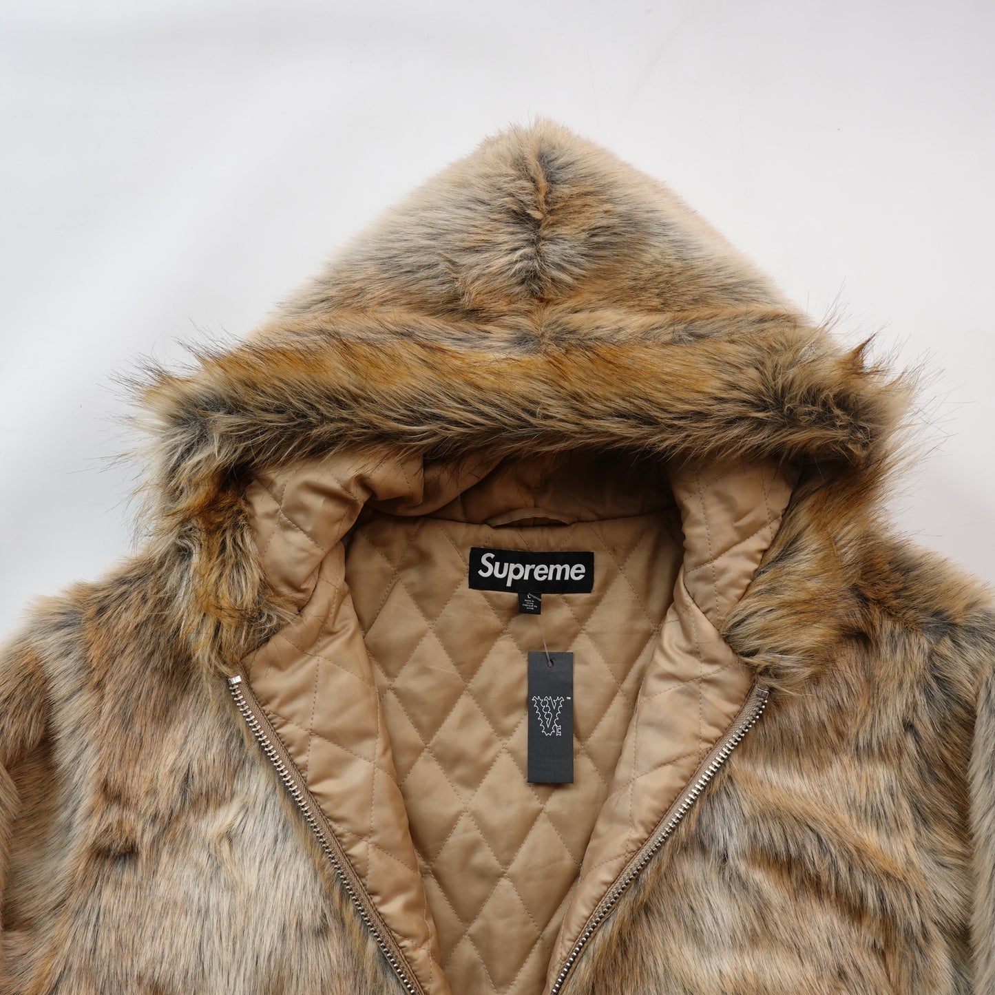 FW23 Supreme Faux Fur Parka - Size L
