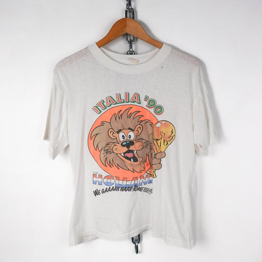 1990 Italy World Cup Tee - Size S