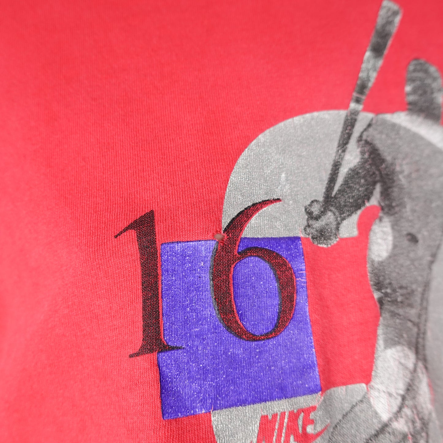 1990s Nike Bo Jackson Red Tee - Size L