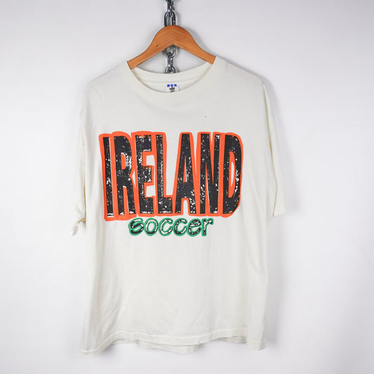 1990s Ireland Soccer Tee - Size XL