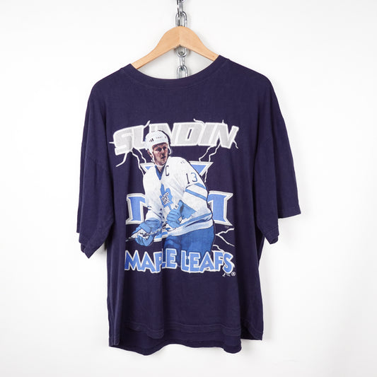 Vintage Sundin Maple Leafs Tee - Size XL