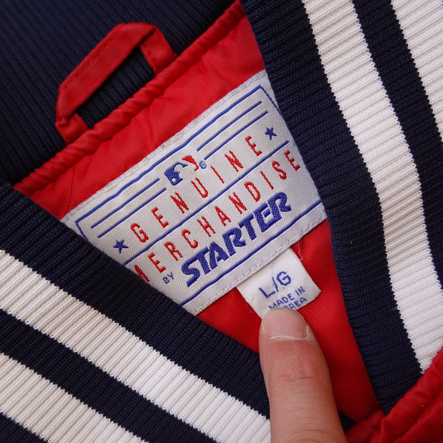 1990s Starter NY Yankees Varsity - Size L