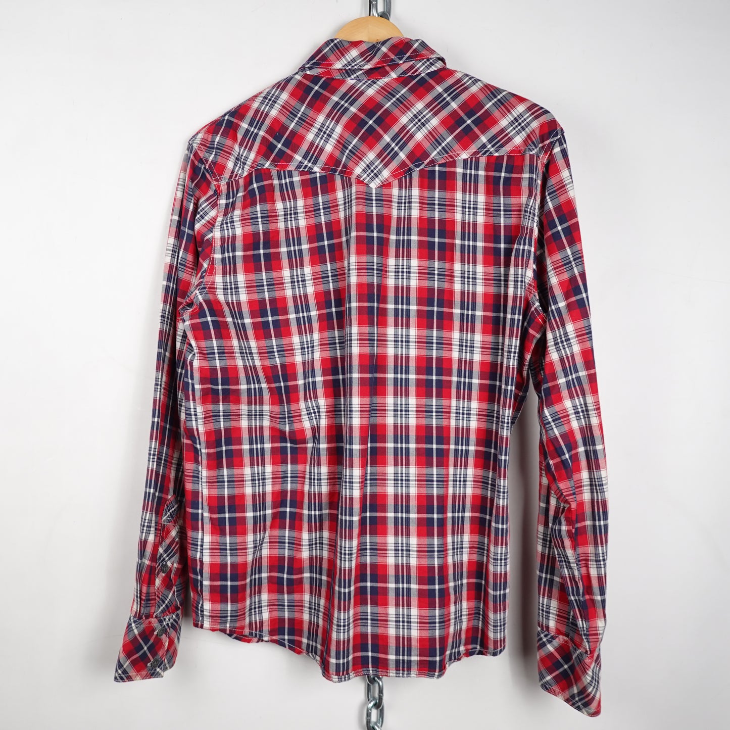 True Religion Plaid Button Up - Size M