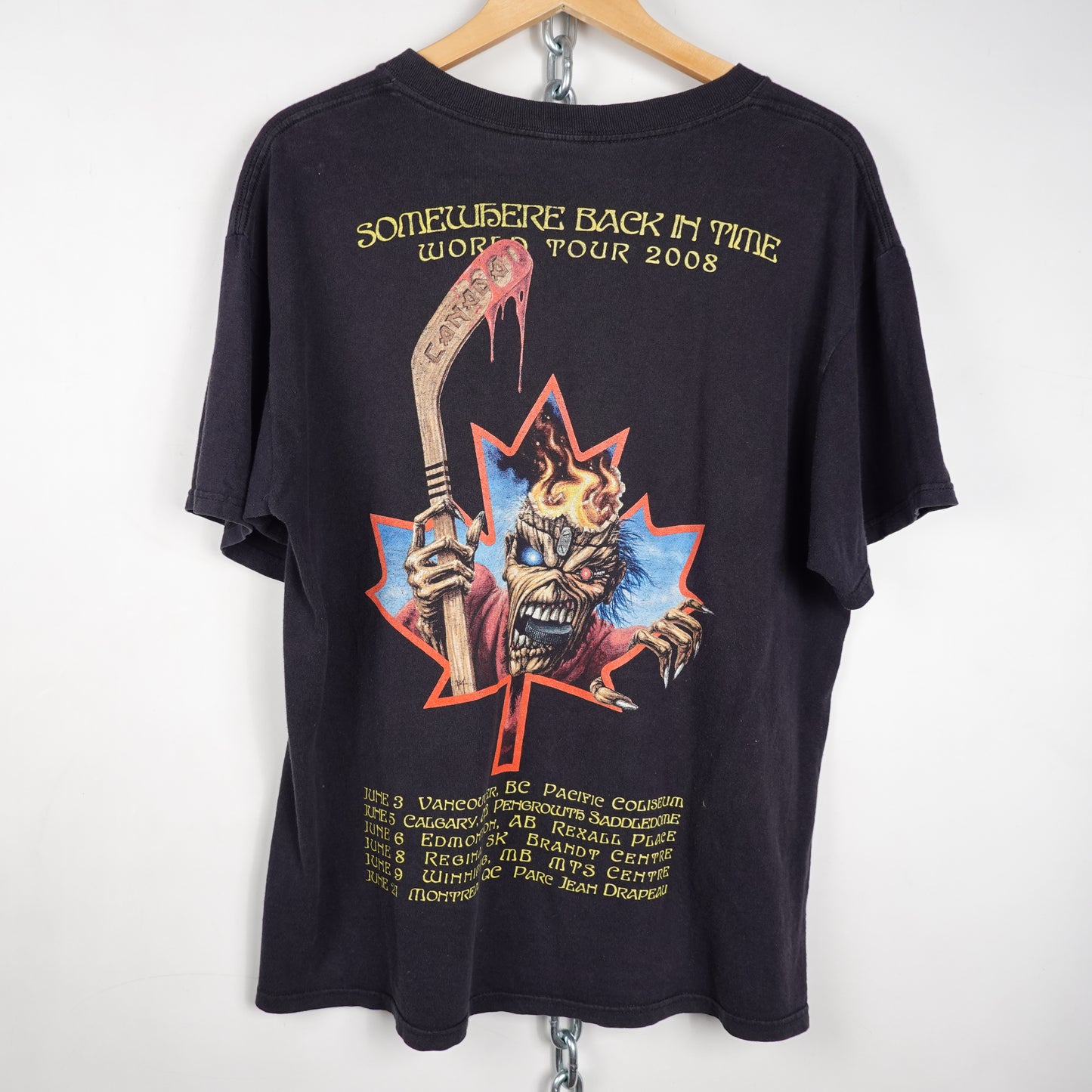 2008 Iron Maiden Canadian Tour Tee - Size XL