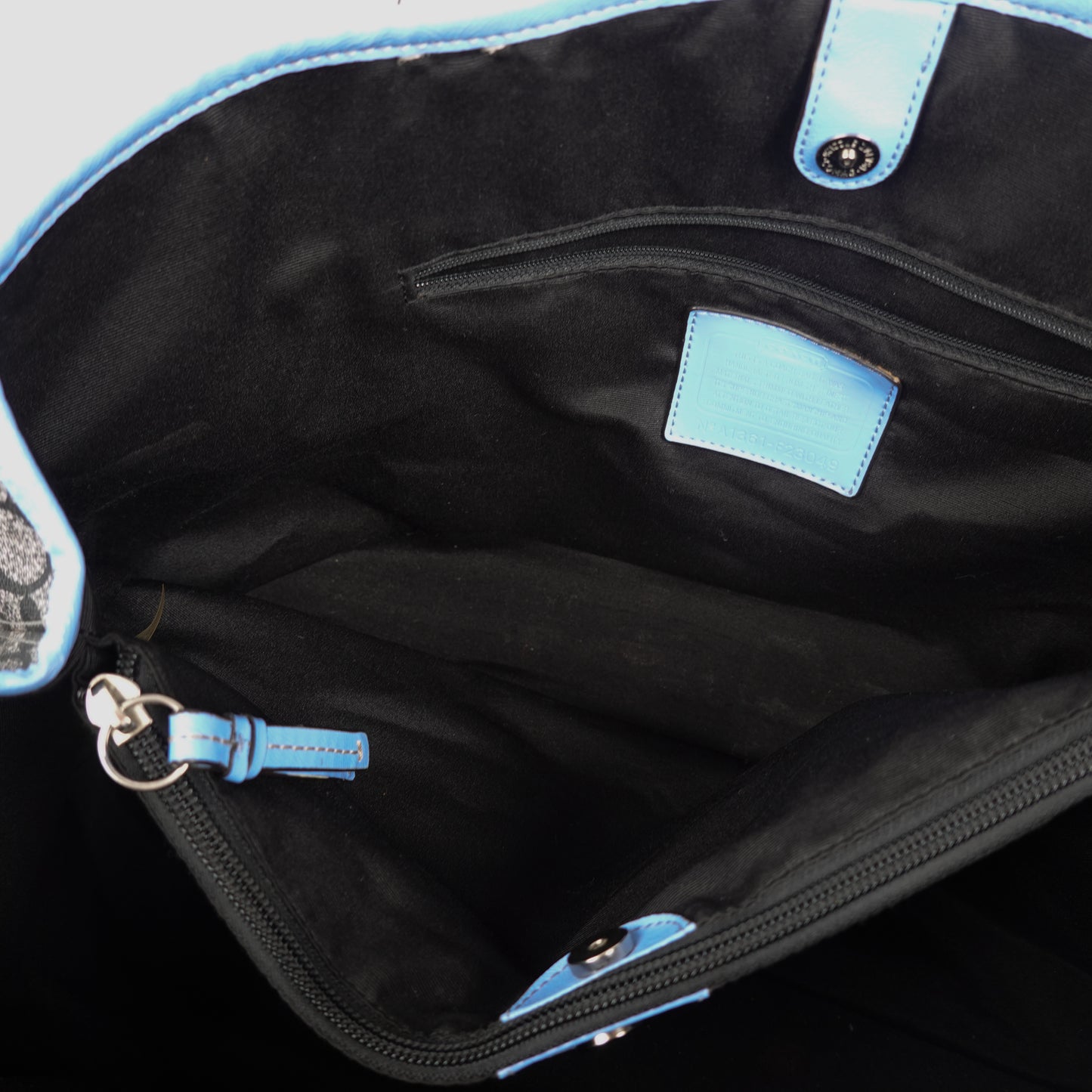 Coach Signature Stripe PVC Carryall Tote
