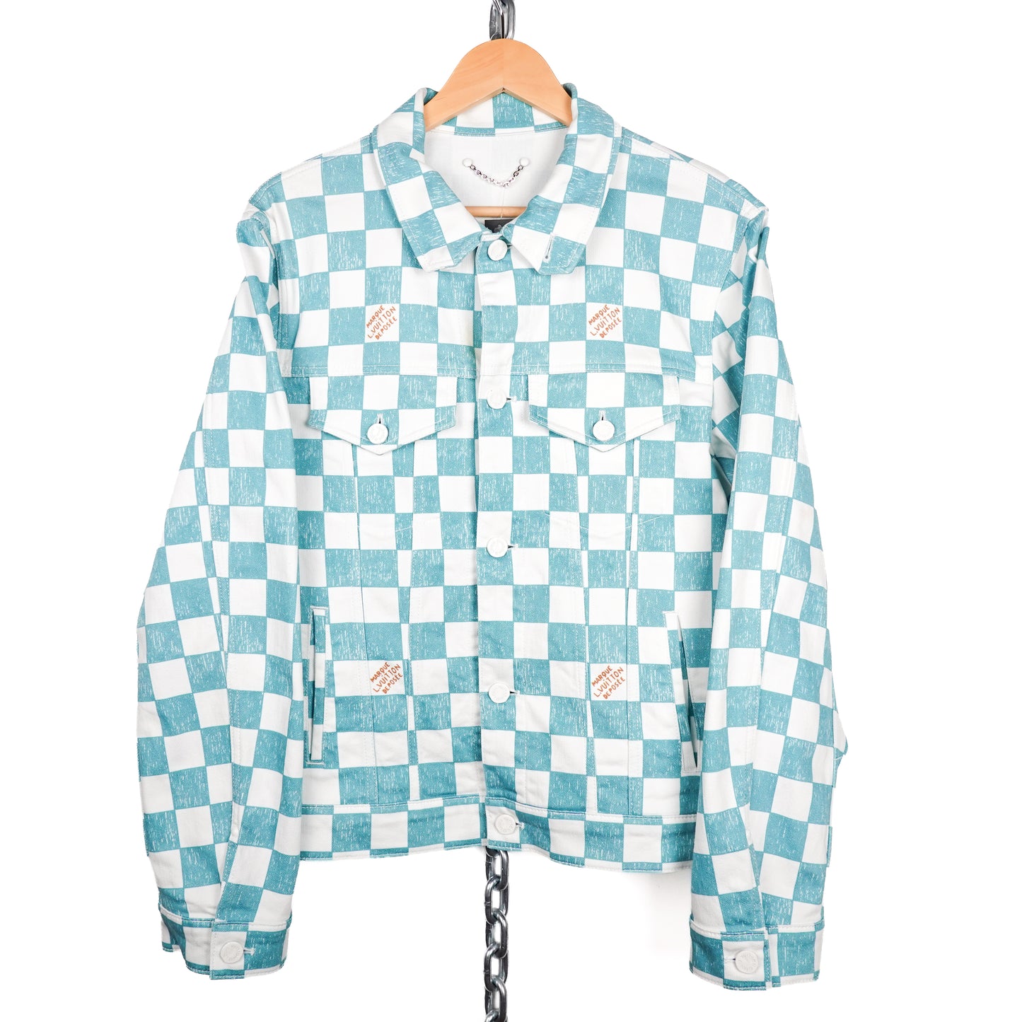 SS24 Louis Vuitton Damier Denim Jacket - Size L