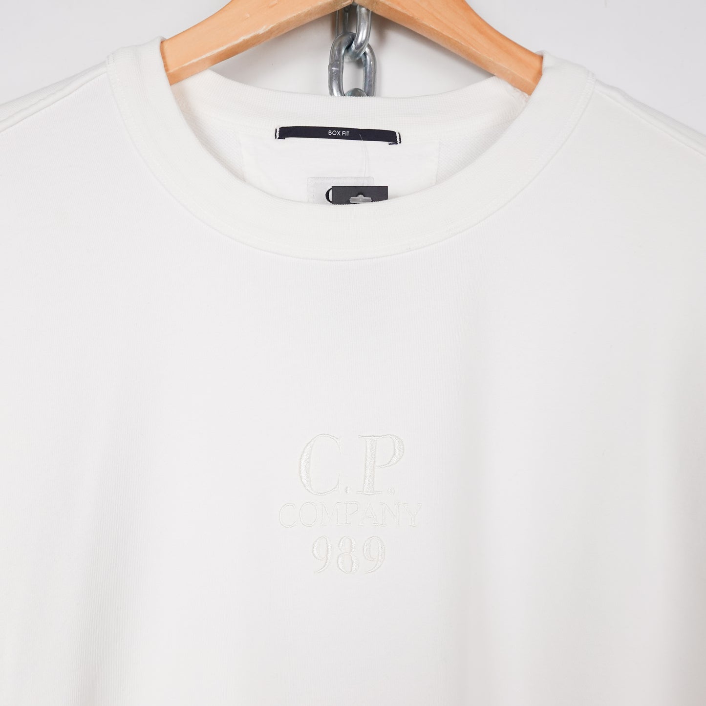 CP Company White Crewneck - Size M