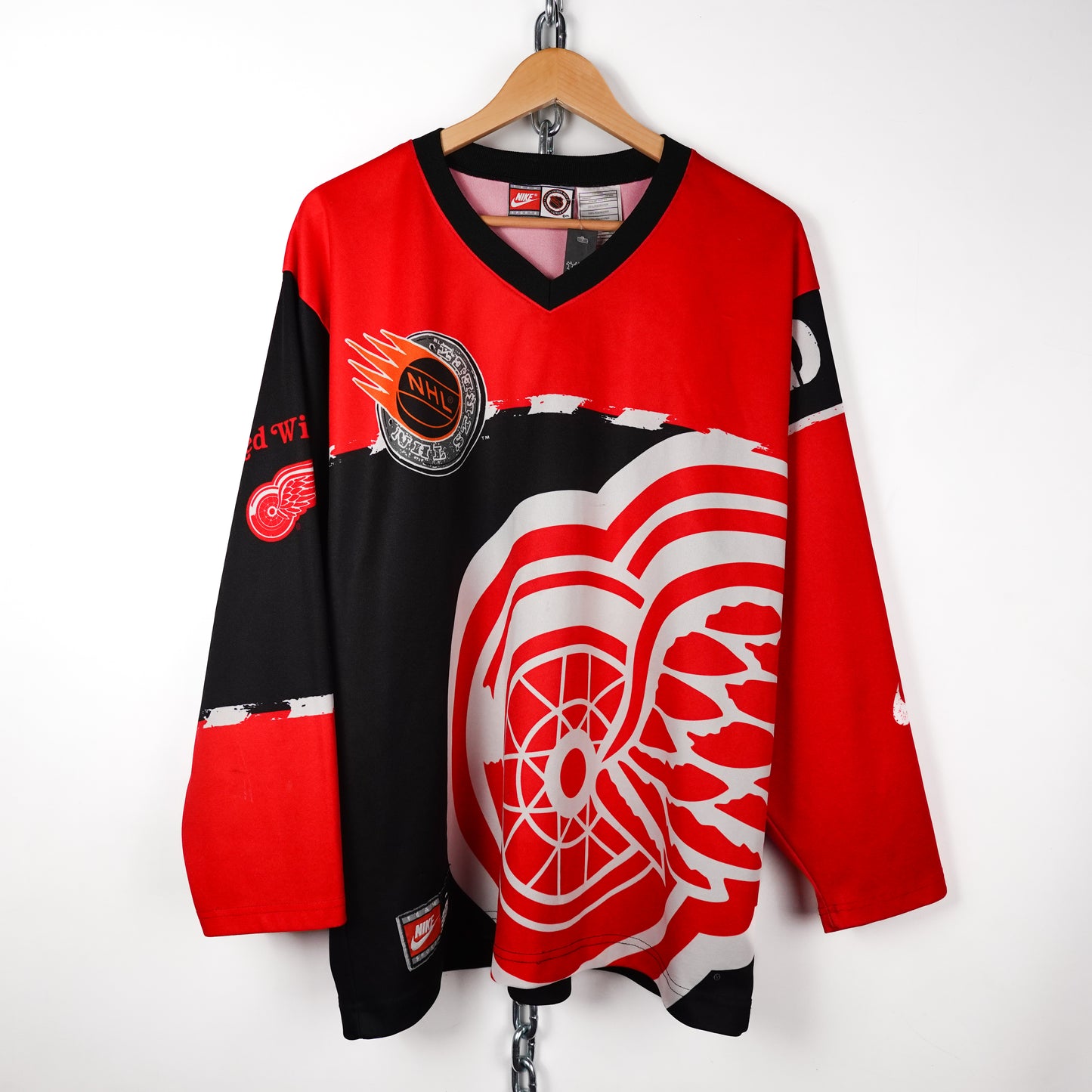 Vintage Nike Red Wings Jersey - Size L