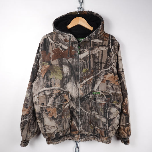 Remington Hooded Camo Jacket - Size L