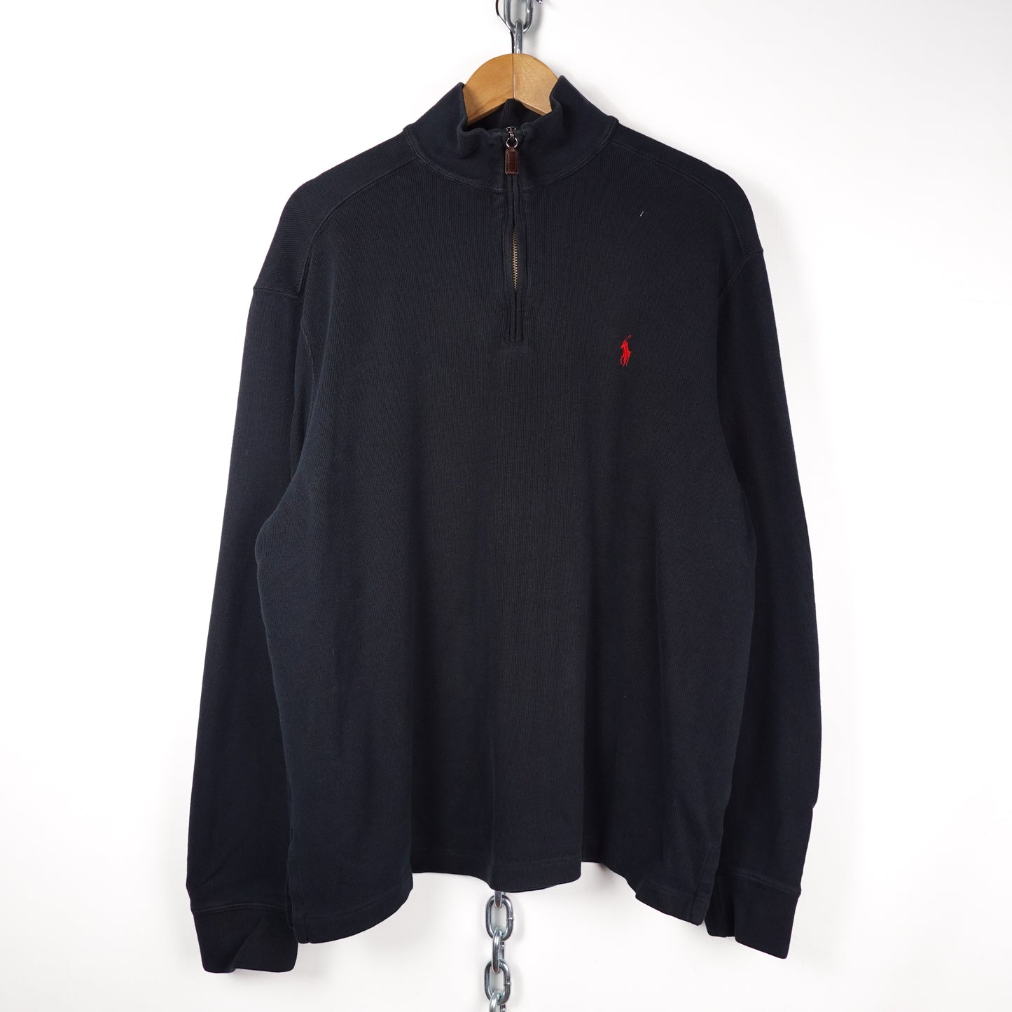 Polo RL 1/4 Zip Sweater - Size L