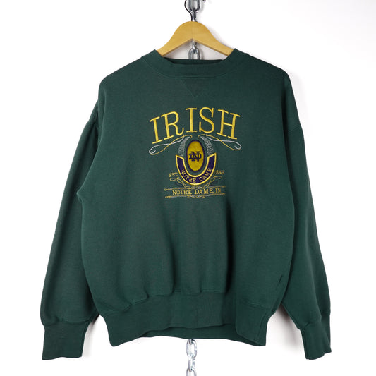 1990s Notre Dame Crewneck - Size L